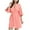 Pink, variant on Utoimkio Women's Cotton Short Robes Summer Lightweight Kimono Robe Soft Spa Bathrobe Sleepwear for Ladies