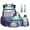 Axolotl Swimming Coral, variant on FOR U DESIGNS Axolotl Swimming Coral Print Backpack Set for Elementary Kids 6Pcs, Multi-Pockets Bookbag with Lunch Box Pencil Case Water Bottle Carrier Leather Bookmark Keychain