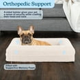 thumbnail image 5 of PETMAKER Dog Bed with Bolster, Nonslip Bottom, and Washable Cover (Cream), 5 of 6