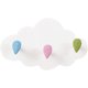 thumbnail image 1 of Ganchos de pared pegatinas forma de nube instalación sin taladro gancho de pared de baño gancho de toalla antideslizante estante de montaje en pared para cocina baño con 3 ganchos, 1 of 5