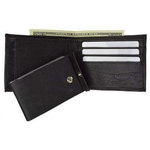 Men's premium genuine leather credit card ID bifold wallet P1154