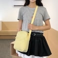 thumbnail image 7 of Zecgelong Striped Backpack 3 Piece Set Large Capacity College Style School Daypack Yellow, 7 of 7