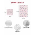 thumbnail image 7 of Easter Bunny Kitchen Dish Towels for Drying Dishes Set of 2, Cute Rabbits Eggs Tulips Flowers Rustic Pink Waffle Weave Microfiber Hand Tea Bathroom Towels Quick Dry & Absorbent Towel 15.7x23.6, 7 of 7
