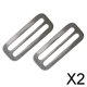 thumbnail image 1 of Juego de 2 Abrazaderas Deslizantes para Cinturón de Peso Grande - Diseño Moderno en Acero Inoxidable , 2 piezas, 1 of 7