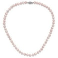 thumbnail image 3 of 925 Sterling Silver Pearl Chain Necklace Rh-plated 6-7 mm Purple FW Cultured 20 inch 6 to 7, 3 of 3