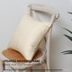 thumbnail image 5 of Deconovo Linen Look Throw Pillow Covers for Sofa Couch Invisible Zipper Navy Blue No Pillow Insert Set of 2, Cream, 18x18 Inch, 5 of 8
