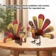 thumbnail image 4 of Candelabro De Pavo De Acción De Gracias, Aspecto Lindo, Candelabro De Mesa De Pavo De Acción De Gracias, Ambiente Festivo Mejorado De aleación Para El Hogar, 4 of 7