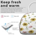 thumbnail image 3 of Reusable Sunflower Lnsulated Lunch Bag for Women & Men - Leakproof Water-Resistant Cooler Tote, Large Capacity for Work,Travel,Picnic,Beach & Office., 3 of 4