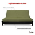 Suede Texture Polyester Futon Cover by Prestige Furnishings