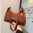 thumbnail image 4 of Bolso de compras exquisito para mujer, bolsos de hombro informales Retro, de cuero, con cadena de Color sólido, a la moda, 2021, 4 of 5