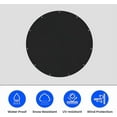 thumbnail image 5 of Covers & all Round Heavy Duty Tarps, 18 Oz Made of Waterproof Tear and UV-Resistant Fabric, Multipurpose for Pool Patio Garden Equipment Sports Fields (7 Feet, Black), 5 of 5