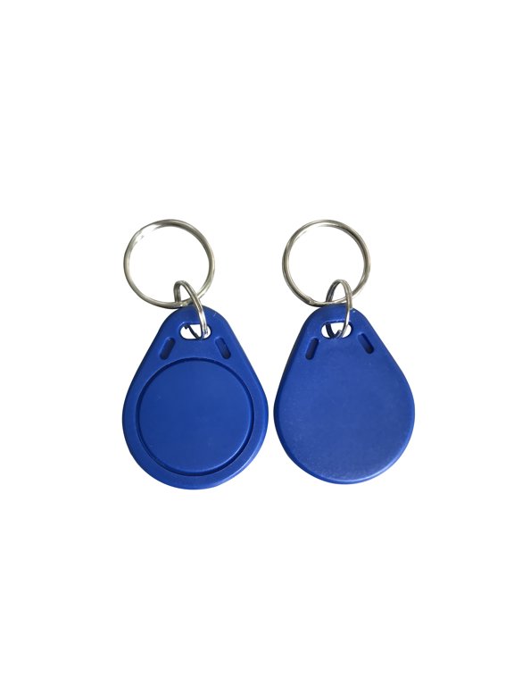 RFID Key fob 13.56MHZ Access Control Tags - Blue Color (Pack of 10)