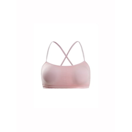 

Allegra K Women s X Spaghetti Straps Padded Wirefree Vest Tops Bra