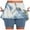 Blue, variant on 2 In 1 Skorts for Women 2 In 1 High Waisted Tennis Skirt Quick Dry Athletic Workout Skirts Shorts with Pockets,,L