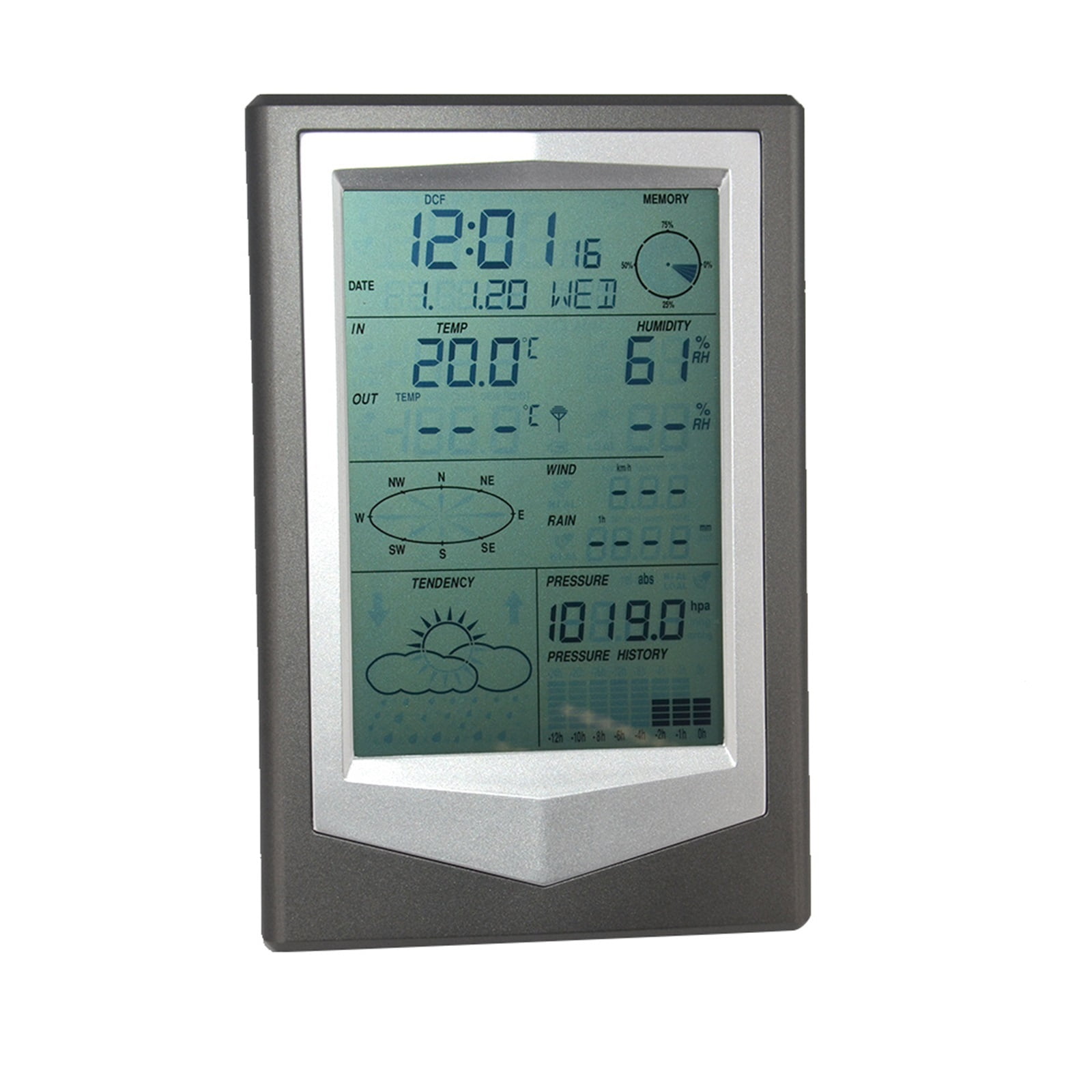WS1040 Professional Weather Station With Solar Power 433MHz Or 868MHz With Transmission Range Up To 100 Meters ,Easy to Install