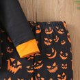 thumbnail image 6 of NOLDARES Toddler Kids Pajamas 2pcs Long Sleeves Pjs Sets Print PJs for Girl Boys Fall Winter Sleepwear(H020-Orange), 6 of 9