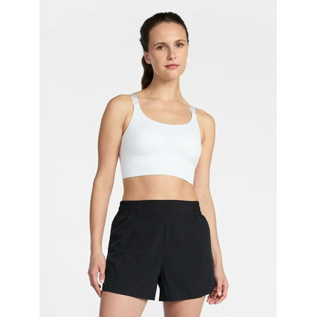 Avia Women's Low Support Longline Scoop Neck Sports Bra, Sizes S-XXXL