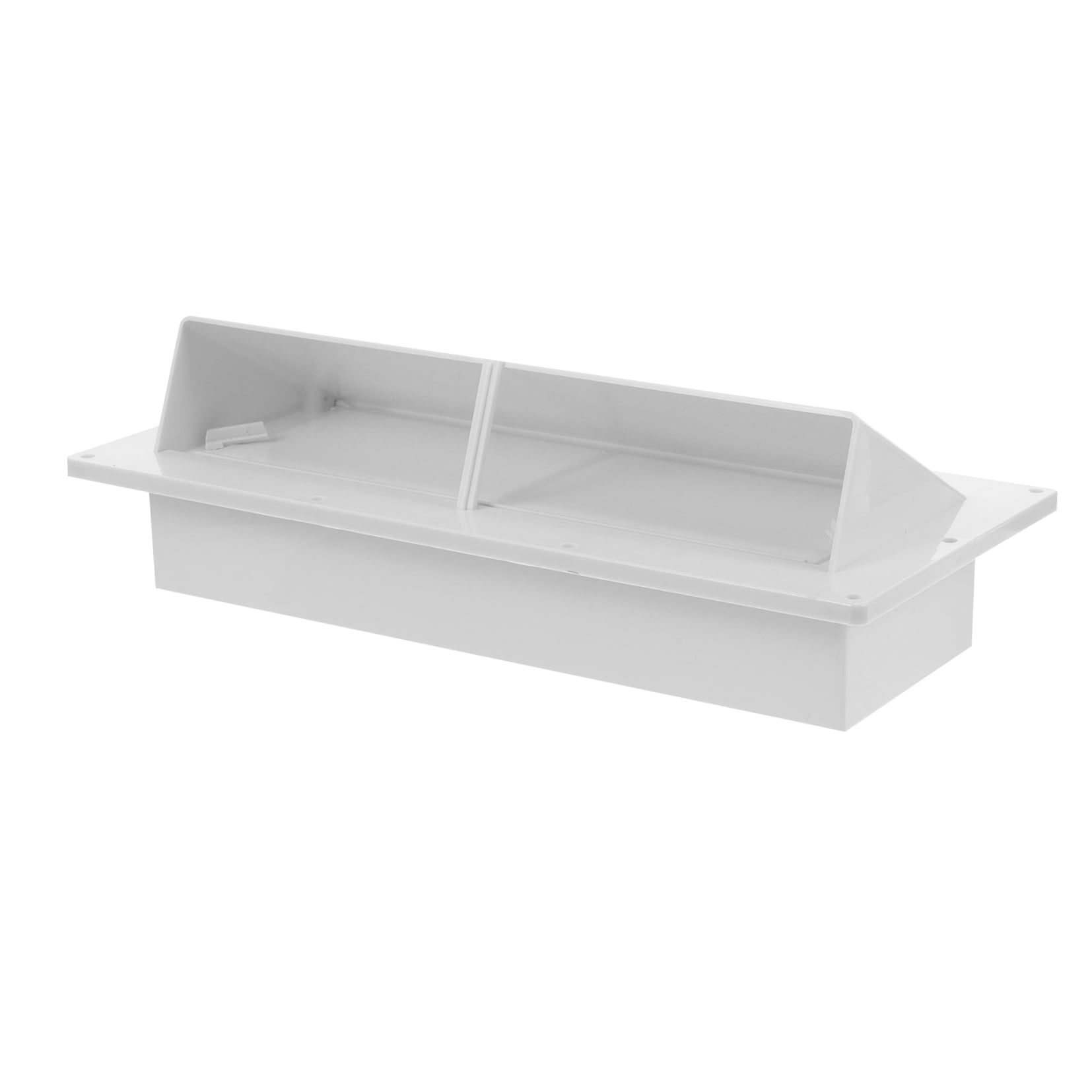 Topbathy Multi Functional White Floor Vent Cover for Car Use with Easy Install ABS Plastic and Large Ventilation
