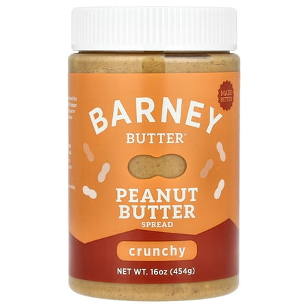 Barney Butter Peanut Butter Spread  Crunchy  16 oz (454 g)