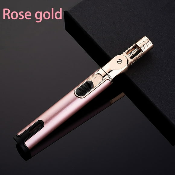 Torch Lighters, Butane Lighter,Windproof Adjustable Jet Flame Torch Lighter, Butane Refillable Gas Torch Lighter for Candles, Grill, BBQ, Fireplaces, Camping (Butane Not Included)
