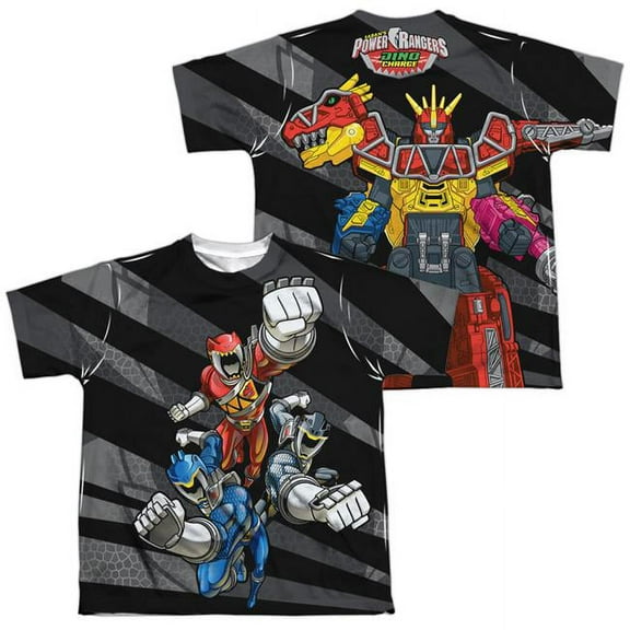 Power Rangers - Lets Bolt (Front/Back Print) - Youth Short Sleeve Shirt - Small