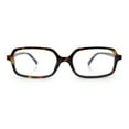 thumbnail image 3 of Womens Luxe Narrow Rectangle Plastic Blue Light Filter Computer Glasses Tortoise, 3 of 8
