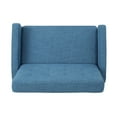 thumbnail image 5 of Noble House Callico Recliner Fabric Loveseat, Blue, 5 of 11