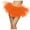 Orange, variant on Bovxnpu Summer Mini Skirts for Women Mesh Tulle Skirt,Women's Tutu Skirt Vintage Princess Puffy Skirt Bubble Dance Skirts