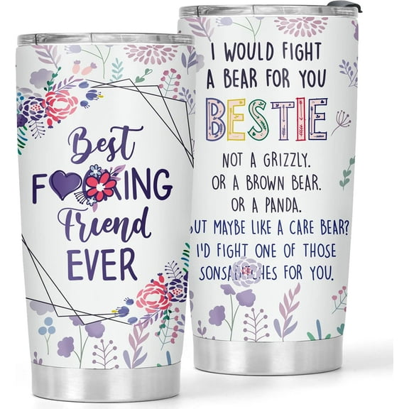 Friendship Gifts for Women - Bestie Gifts for Friends Female - Friends Mug Gifts for Christmas - Birthday Gifts for Work Friends - 20oz Friends Tumbler for Bff Soul Sister, 1 Pcs