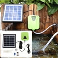 Stri Solar Charging Moving Air Bubble Aerator Aquarium Fish Tank Pond