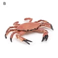 thumbnail image 1 of Visland Simulation Animal Model Vivid Intelligence Development Solid Aquarium Miniature Crab Cognition Education Toy for Home, 1 of 8