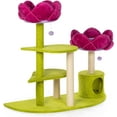 thumbnail image 3 of Prevue Pet Flower Garden Cat Tree Pink and Green, 3 of 7