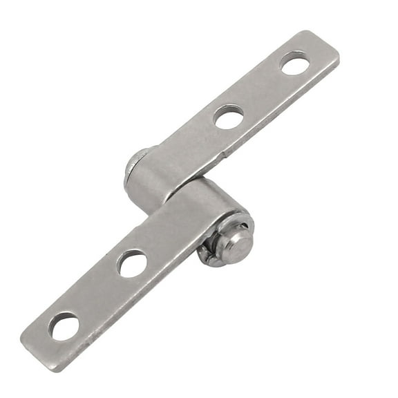 Unique Bargains 0.1Nm Iron Nickel Plated Torque Type Friction Positioning Hinge Silver Tone