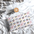 thumbnail image 3 of Salouo Cute Dog Pattern Pillow Cases,1PC Pillow Covers with Envelope Closure Decorative Pillow Case for Bed Couch,Pillows Not Included-14"x20", 3 of 6