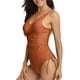 thumbnail image 5 of Trajes de baño de una pieza con control de barriga para mujer, trajes de baño adelgazantes con realce, traje de baño vintage con cuello Halter, 5 of 6