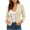 Beige, variant on Qiopertar Womens Blazer Casual Office Work Jacket Notched Lapel Long Sleeve Button Front Lightweight Slim Fit Solid Business Jacket, Beige L