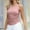 Pink, variant on Giftesty Tank Tops for Women Summer Women Solid Color Round Neck Pocket Sleeveless Casual Tee Tops Tank