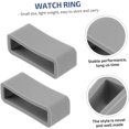 thumbnail image 2 of XYCCA 30 Pcs Watch Band Ring Watch Band Loop Silicone Watch Band Strap Loop Watch Silicone Connector Watch Band Silicone Watchstrap Looping Ring Rings Watch Accessories Replace Bezel-0621, 2 of 5