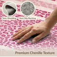 thumbnail image 6 of ODIKA Pink Cheetah Print Leopard Spotted Zebra Stripe Tiger Border Low Profile Flatwoven for Great Room, Indoor Open Concept, Large Living, 6 of 7