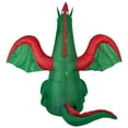 thumbnail image 4 of Northlight 6' Inflatable LED Lighted Dragon with Gift Outdoor Christmas Decoration, 4 of 5