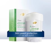 Dove Clinical + Care Clinical Protection Antiperspirant With Nourishing Serum Cool Essentials 96 Hour Odor Protection, 1.7 oz