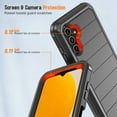 thumbnail image 4 of Xhy Samsung Galaxy A13 5G Case with Belt Clip Holster and Privacy Screen Protector Military Grade Full Body Multilayer Drop Protection 3 in 1 Rugged Durable Detachable for Galaxy A13 5G Phone -Black, 4 of 9