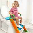 thumbnail image 2 of UWR-Nite Potty Training Seat with Ladder Upgraded Potty Training Toilet Step Stool for Kids Toddlers with Handles Sturdy Safe Adjustable Height Anti-Slip Pads Easy Fold Trainer Boys Girls Baby, 2 of 7