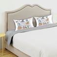 thumbnail image 3 of Yayeee Pillowcase Standard Size Set of 2 Satin Wrinkle Resistant Pillow Case, Blue Magical Halloween, 3 of 7