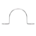 thumbnail image 3 of Uxcell 42mm(1.65") 201 Stainless Steel 2 Holes Rigid Pipe Strap Tension Tube Clamp 16 Pack, 3 of 5
