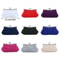 thumbnail image 4 of Jumpingount Bolso de mano elegante para restaurante adecuado para muchas ocasiones bolsos de mano para mujer bolso de mano desnudo Bolsas de mensajero y de hombro Gris plateado, 4 of 6