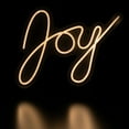 thumbnail image 5 of Northlight LED Joy Neon Lighted Christmas Wall or Window Decoration - 15", 5 of 10