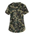 thumbnail image 4 of Rlmidhb Scrub Tops for Women 2025 Green Camo Nurse Uniform V Neck Nurse Scrubs with Pockets, 4 of 4