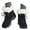 2Black, variant on Snow Boots for Women Lace up Waterproof Winter Warm Furry Lined Mid Calf Booties