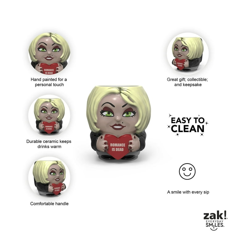 Zak Designs Ceramic 13.5 oz Universal Studios Monsters Bride of